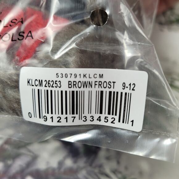 Dearforms Baby Bear Brown Frost Slippers size 9-12 months - Picture 10 of 11